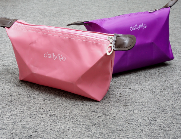 Dellylife CMB-PI Cosmetic Pouch Travel Small Bag Waterproof for cosmetics Stationary tools gadget product - PINK