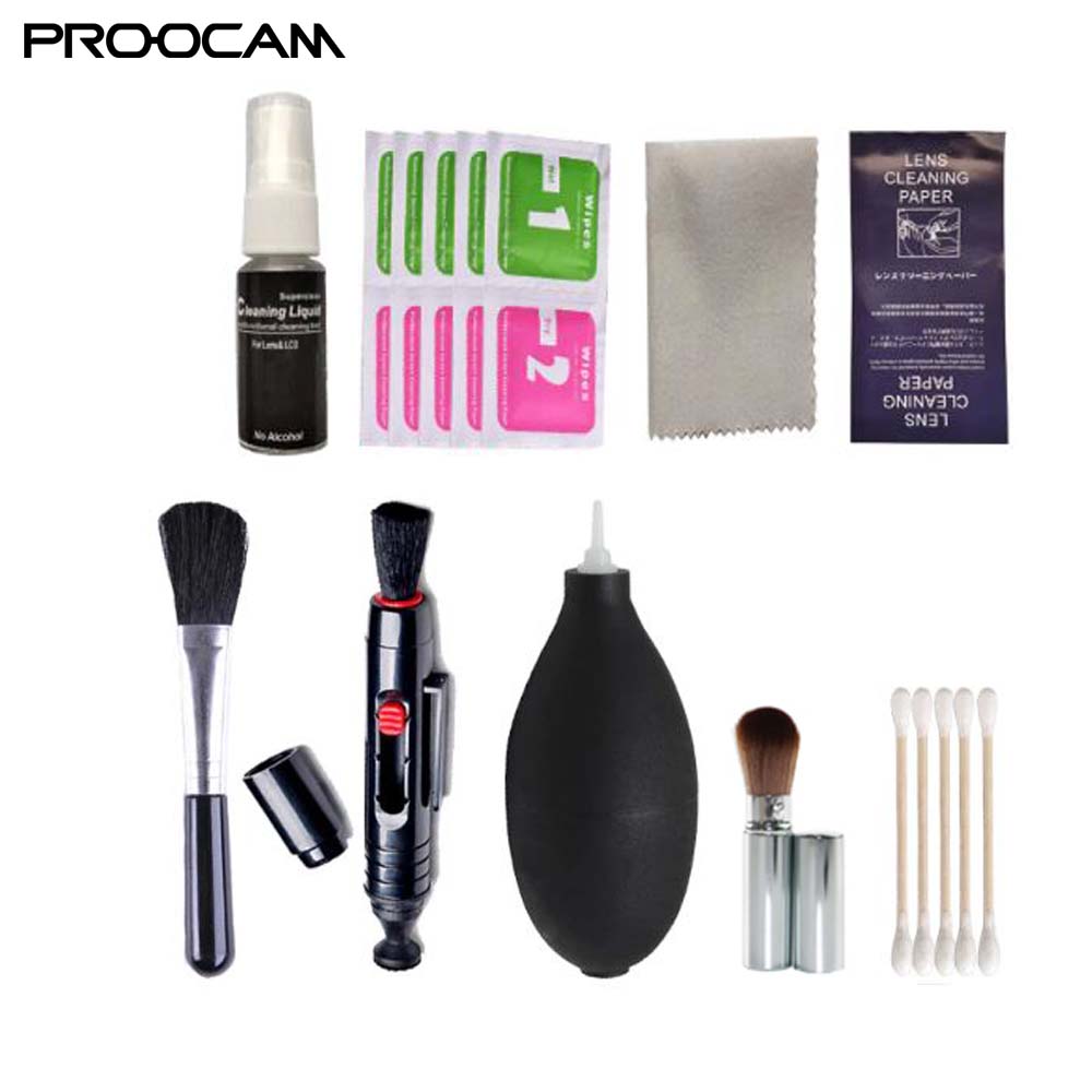 Proocam 9N 9 in 1 Cleaning kits Tools equipment for Camera Lens Laptop