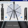 Zomei Q666 Camera Tripod monopod professional with Ballhead